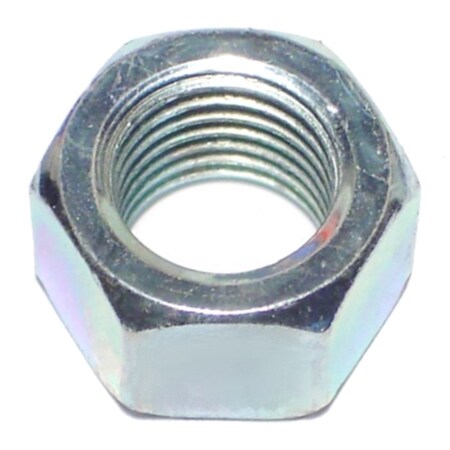 Midwest Fastener Hex Nut, 7/16"-20, Steel, Grade 2, Zinc Plated, 50 PK 03693